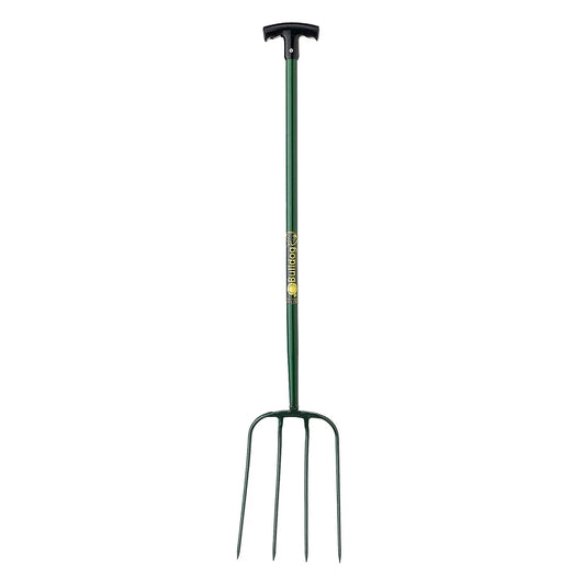 Bulldog Manure Fork 4 Prong 32" All Metal T-Handle