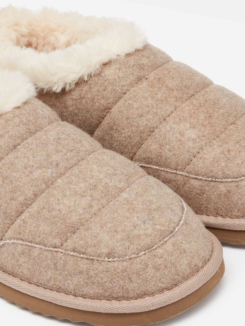 Joules Lazydays Womens Faux Fur Lined Slippers