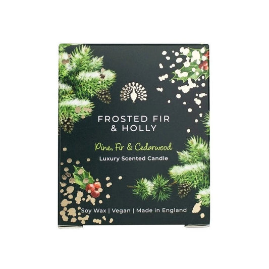 English Soap Company Soy Wax Candle Frosted Fir & Holly