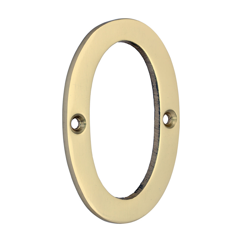 TIMCO Door Numeral 0 PB 81mm - 1 EA