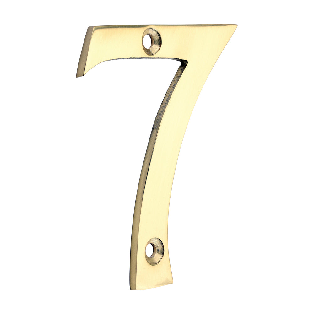 TIMCO Door Numeral 7 PB 75mm - 1 EA