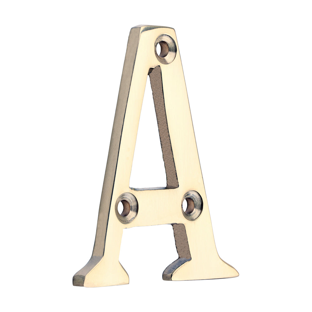 Timco Polished Brass Door Letter