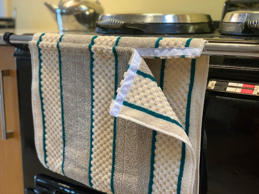 Samuel Lamont Green Stripe Cooker Towel