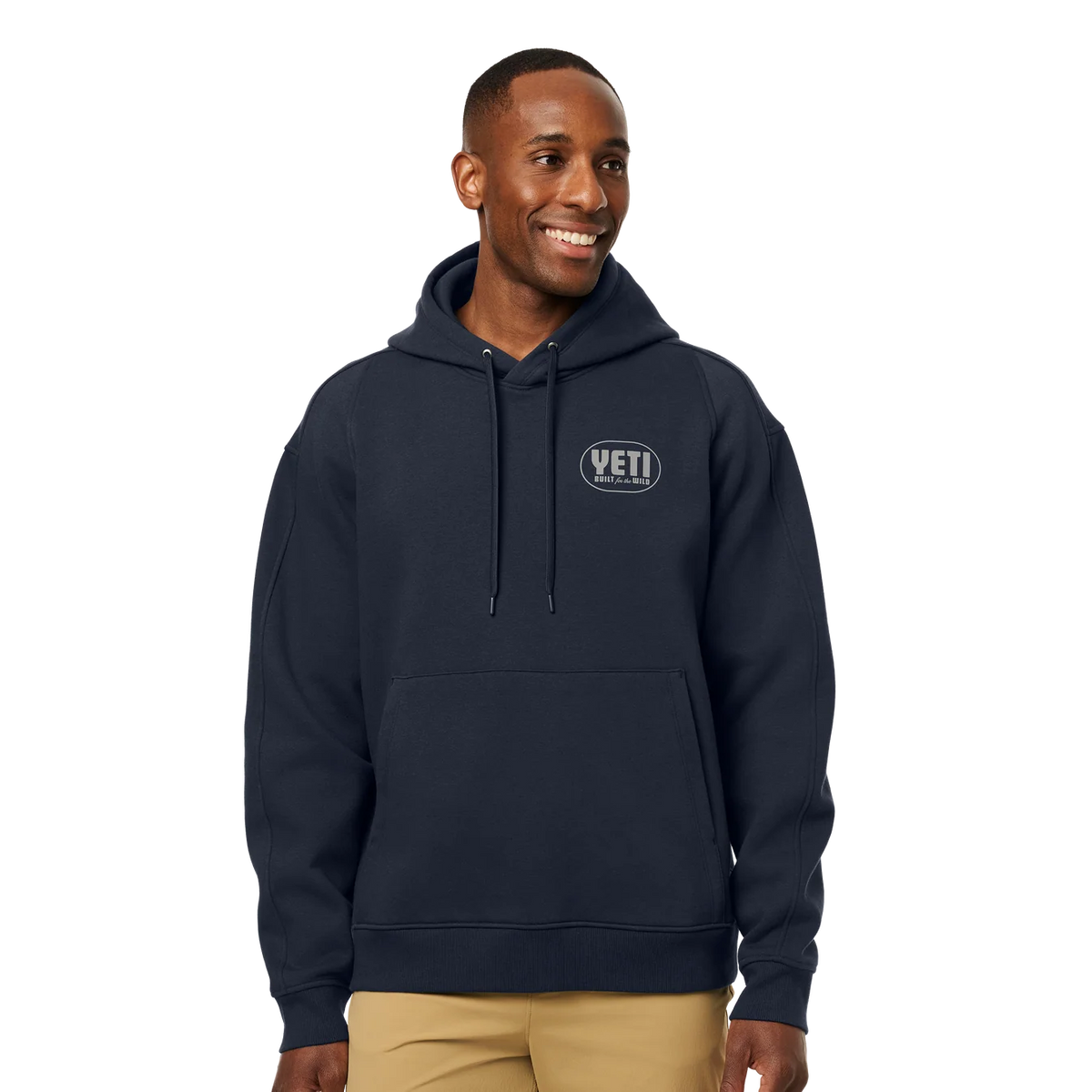 YETI Retro Built for the Wild Pullover Fleece Hoodie in classic fit.
