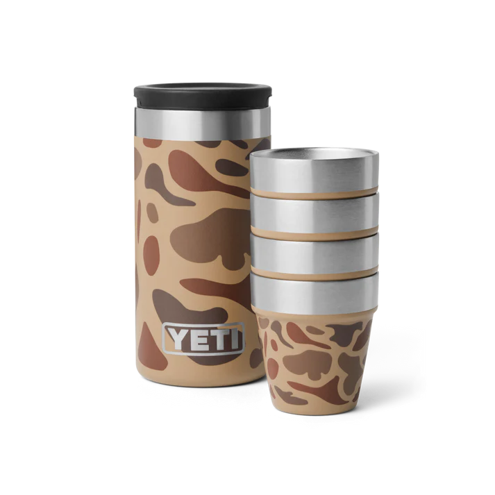 YETI Shot Glasses with Carrying Case - Wetlands Camo