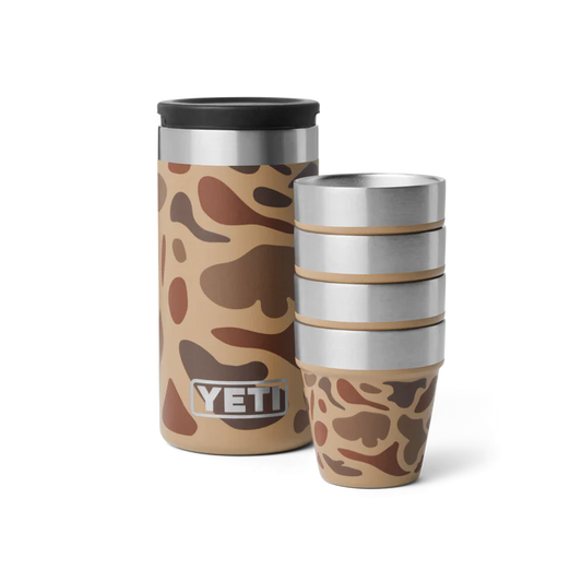 YETI Shot Glasses with Carrying Case - Wetlands Camo