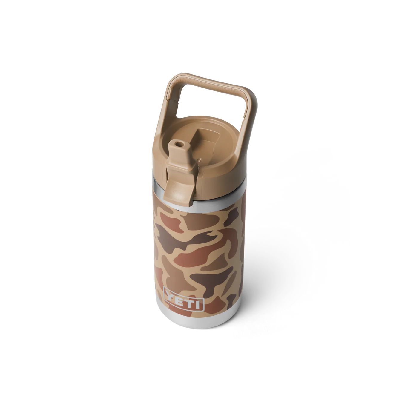 YETI Rambler Jr 12 oz (355 ml) Kids' Bottle with Colour-Matched Straw Cap - Wetlands Camo