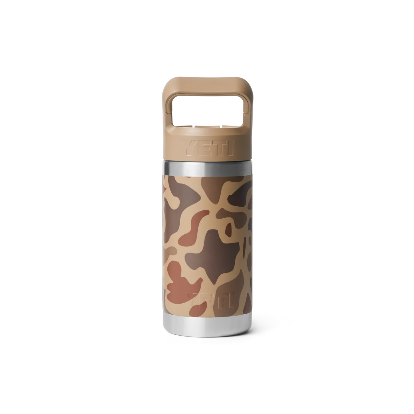 YETI Rambler Jr 12 oz (355 ml) Kids' Bottle with Colour-Matched Straw Cap - Wetlands Camo