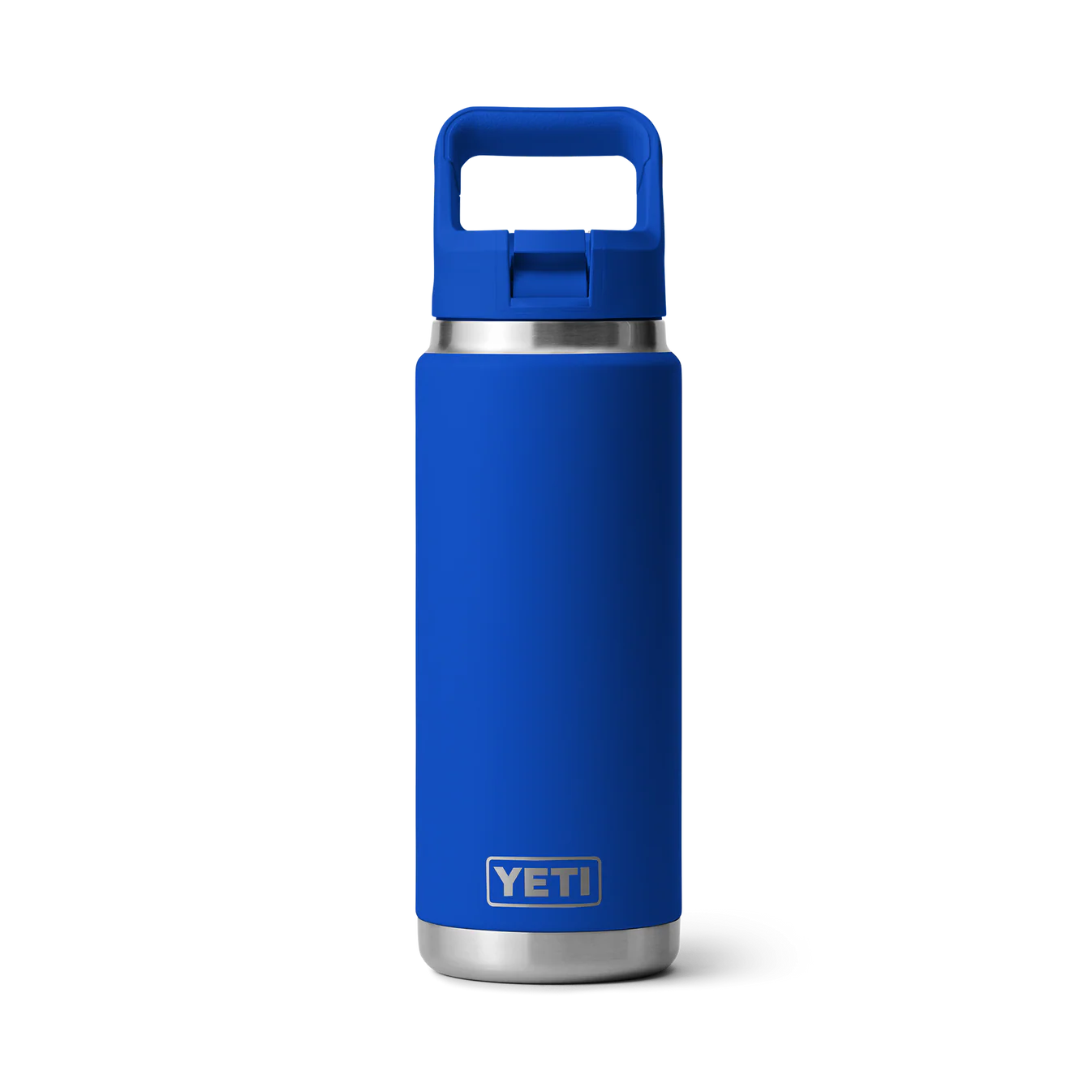 YETI Rambler 26oz (769ml) Bottle With Colour-Matched Straw Cap - Royal Blue