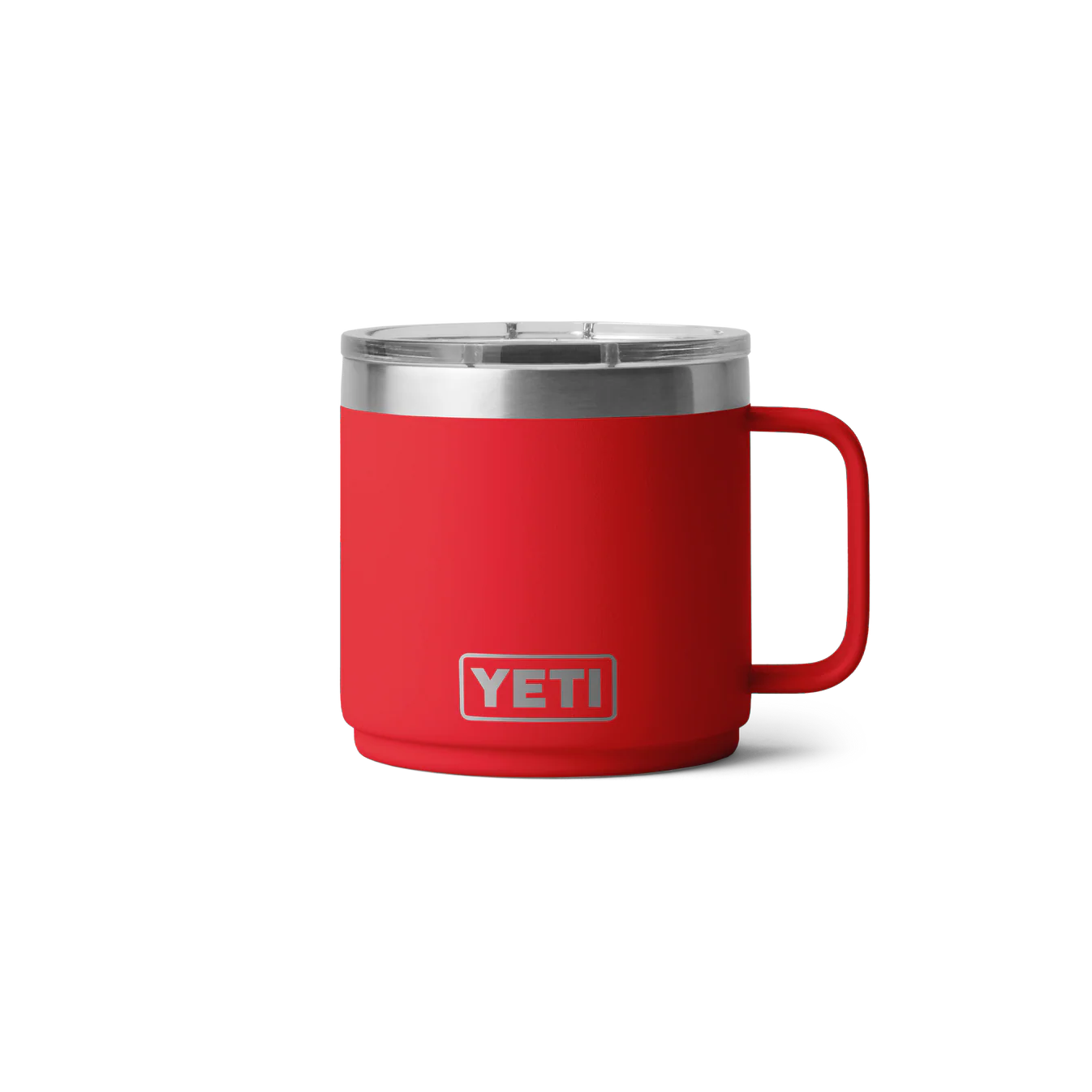 YETI Rambler 14 oz (414 ml) Stackable Mug with MagSlider Lid & Ceramic Lining - Rescue Red