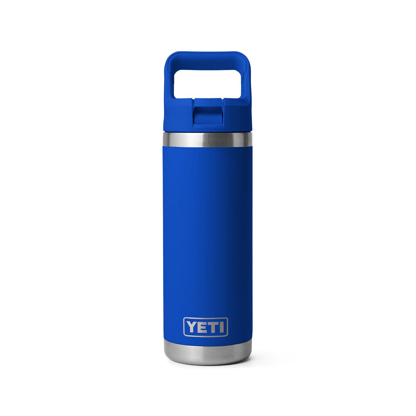 YETI Rambler 18 oz (532ml) Bottle with Colour-Matched Straw Cap - Royal Blue