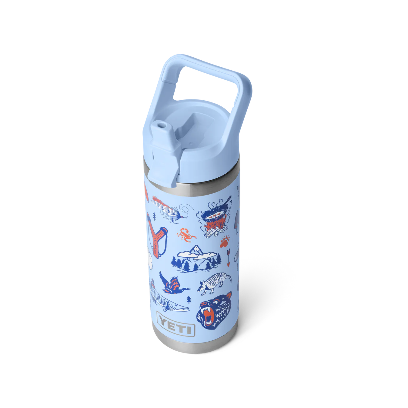 YETI Rambler 18 oz (532ml) Bottle with Colour-Matched Straw Cap - Big Sky Summer Camp