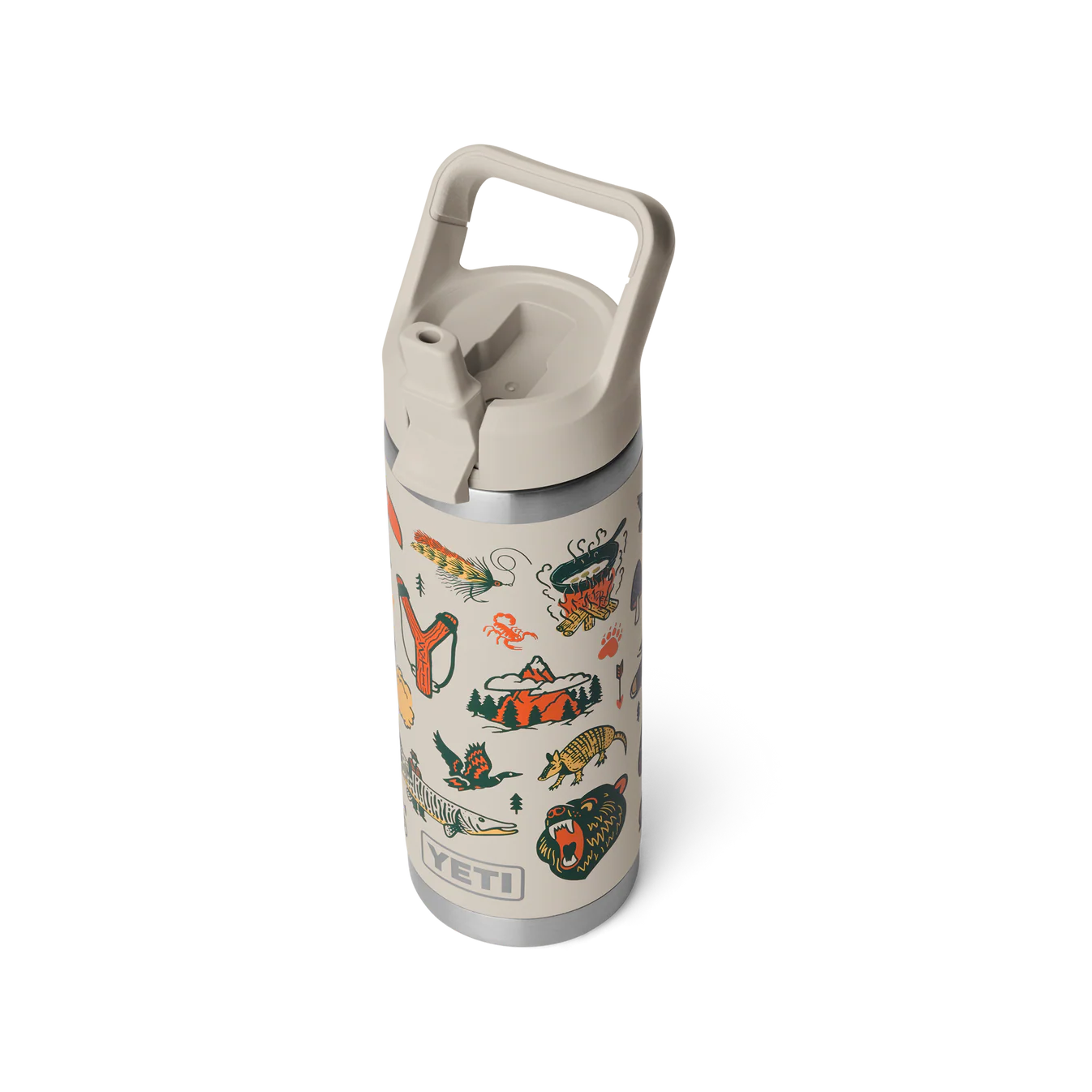 YETI Rambler 18 oz (532ml) Bottle with Colour-Matched Straw Cap - Cape Summer Camp