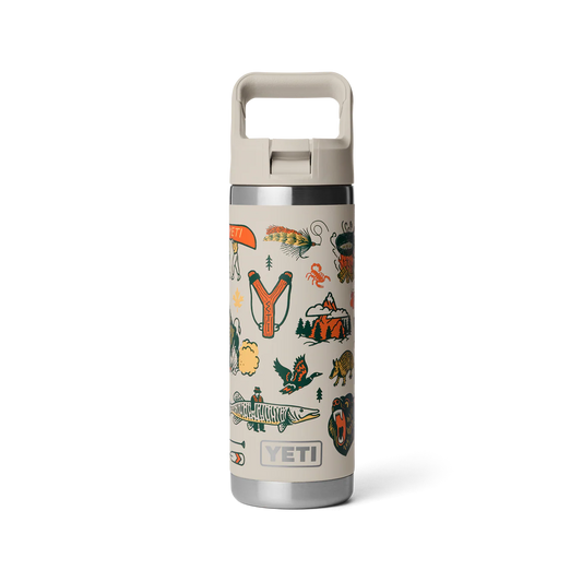 YETI Rambler 18 oz (532ml) Bottle with Colour-Matched Straw Cap - Cape Summer Camp