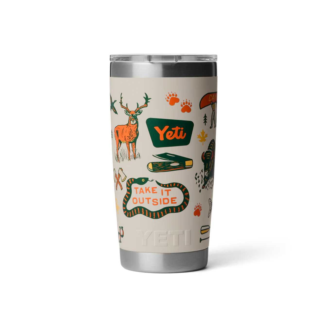 YETI Rambler 20 oz (591 ml) Tumbler with MagSlider Lid - Cape Summer Camp
