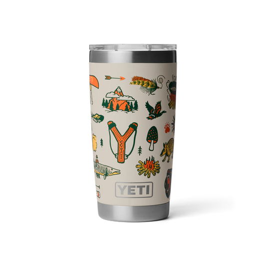 YETI Rambler 20 oz (591 ml) Tumbler with MagSlider Lid - Cape Summer Camp