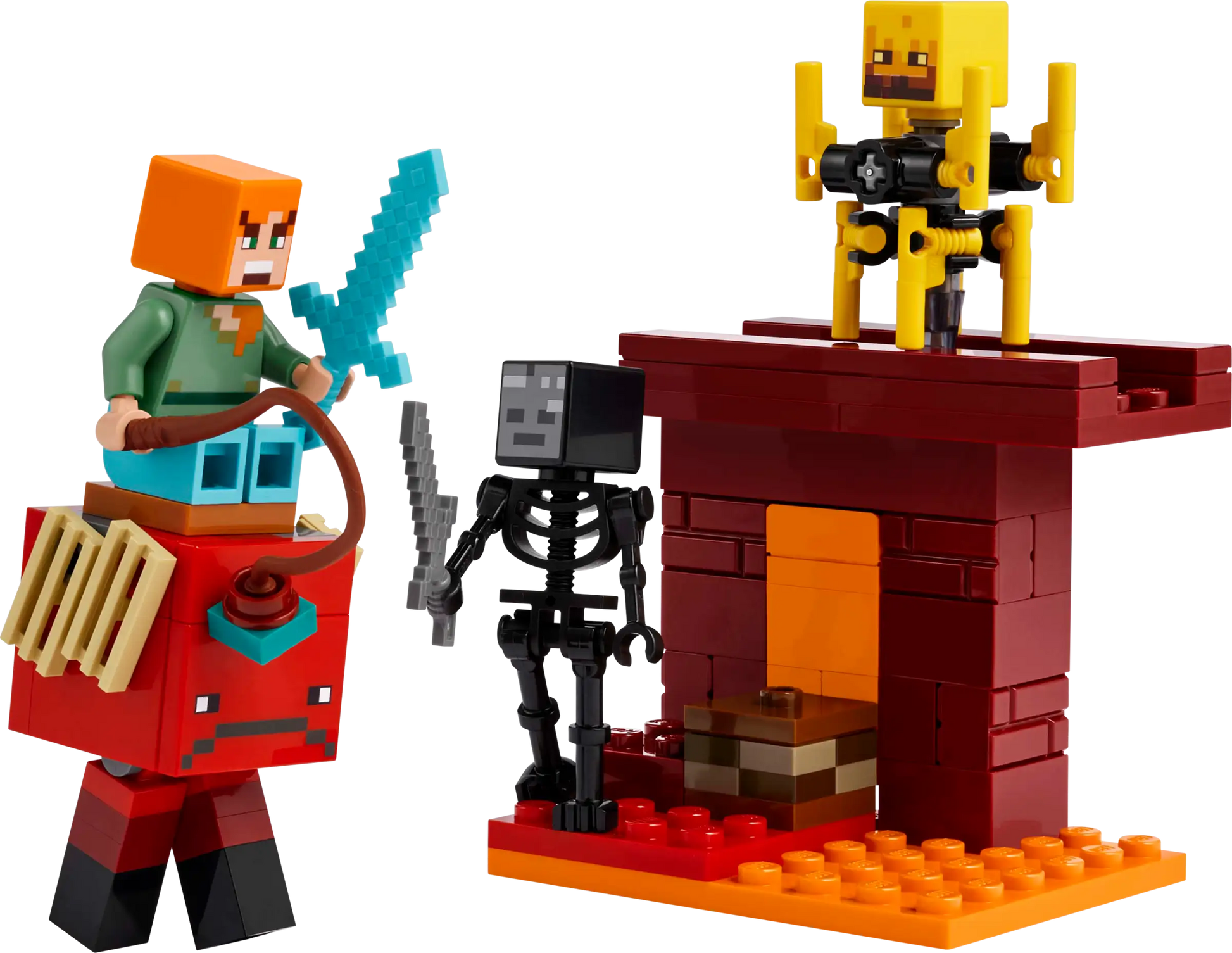 Lego Minecraft The Nether Lava Battle 21266
