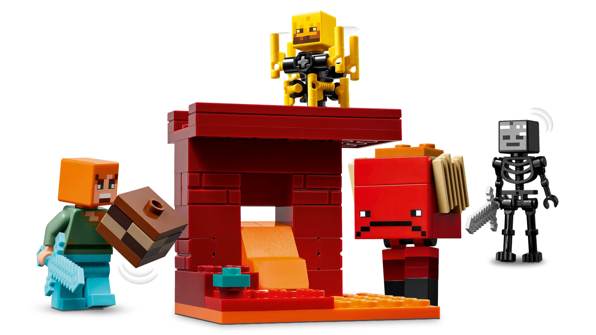 Lego Minecraft The Nether Lava Battle 21266
