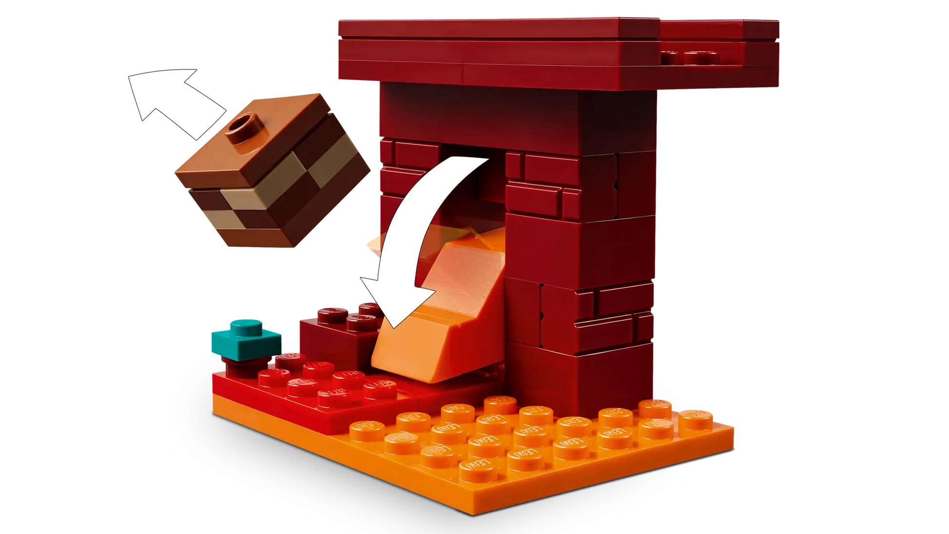 Lego Minecraft The Nether Lava Battle 21266