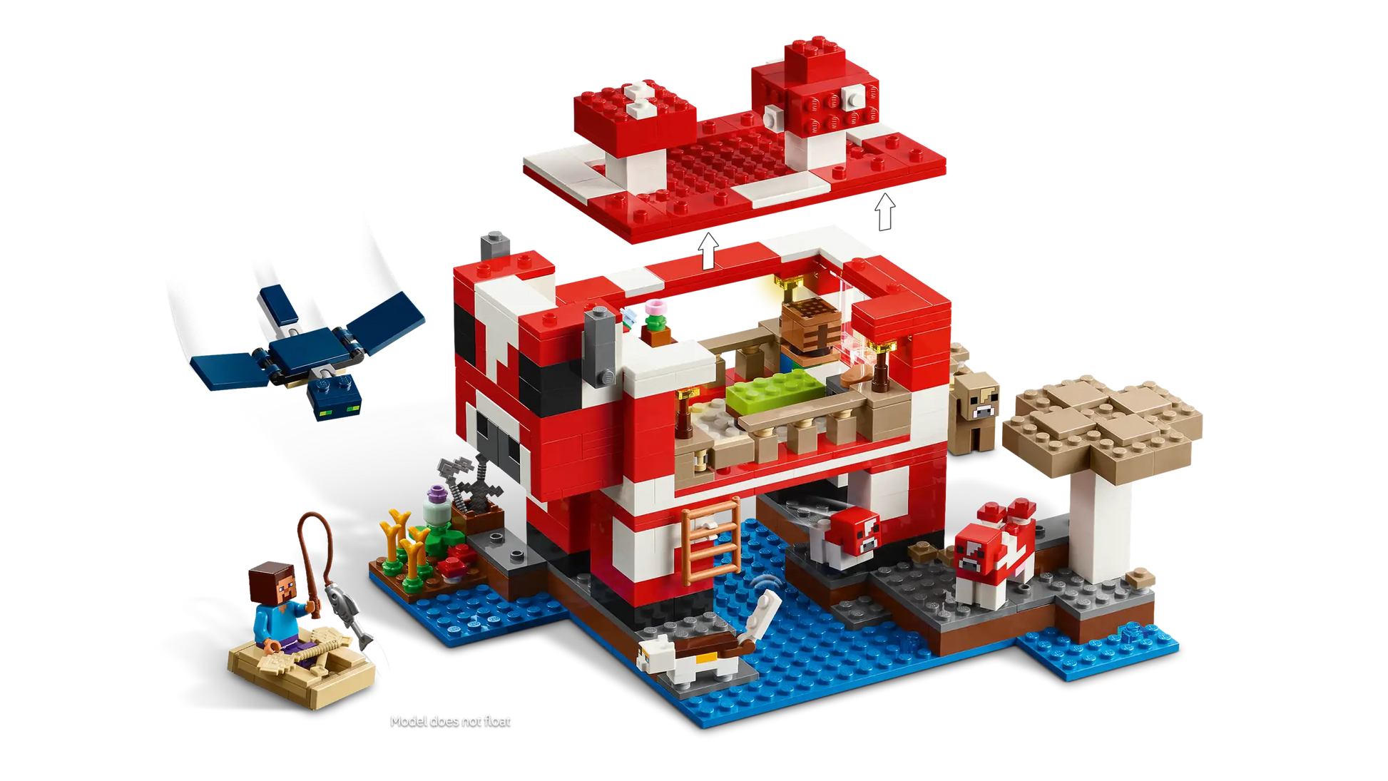 Lego Minecraft The Mooshroom House 21270