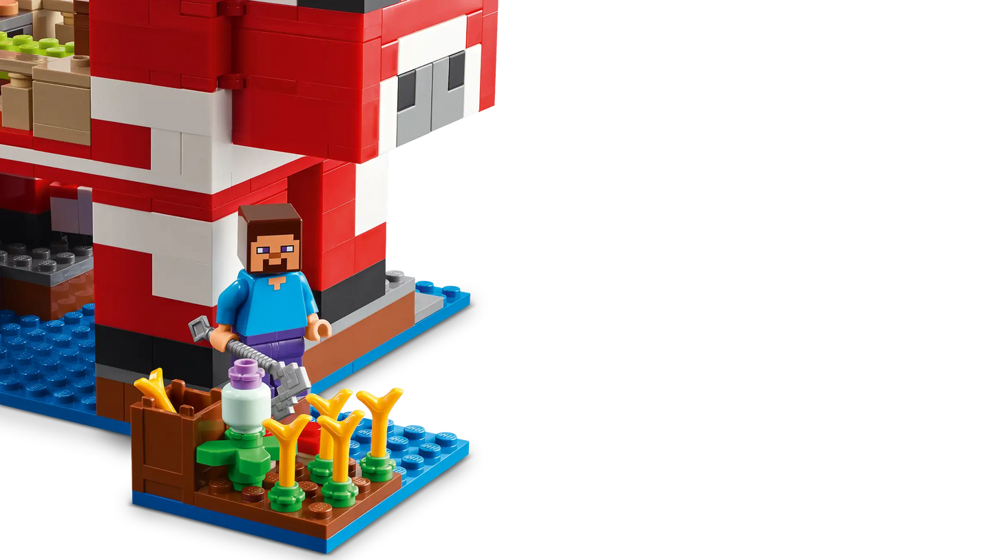 Lego Minecraft The Mooshroom House 21270