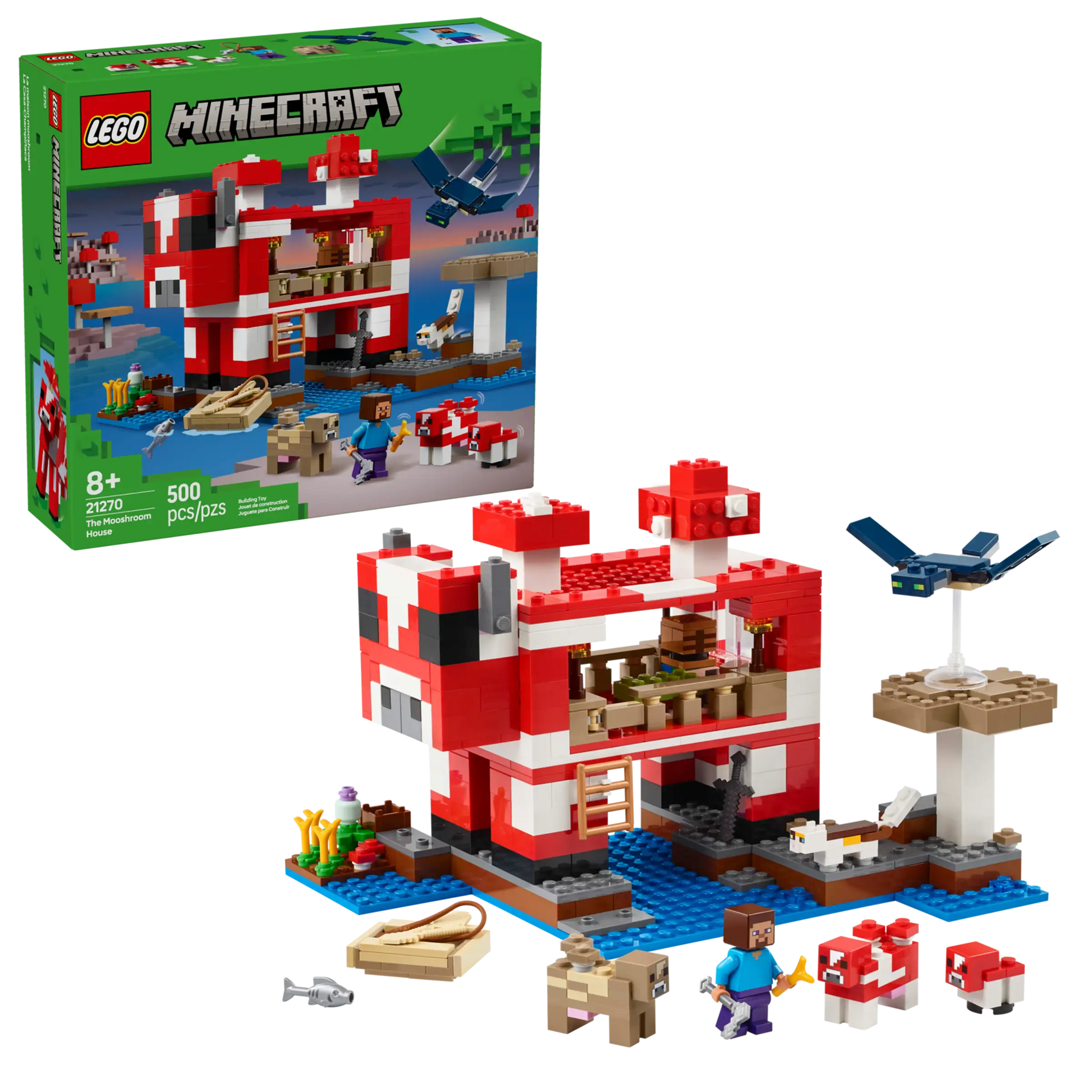 Lego Minecraft The Mooshroom House 21270