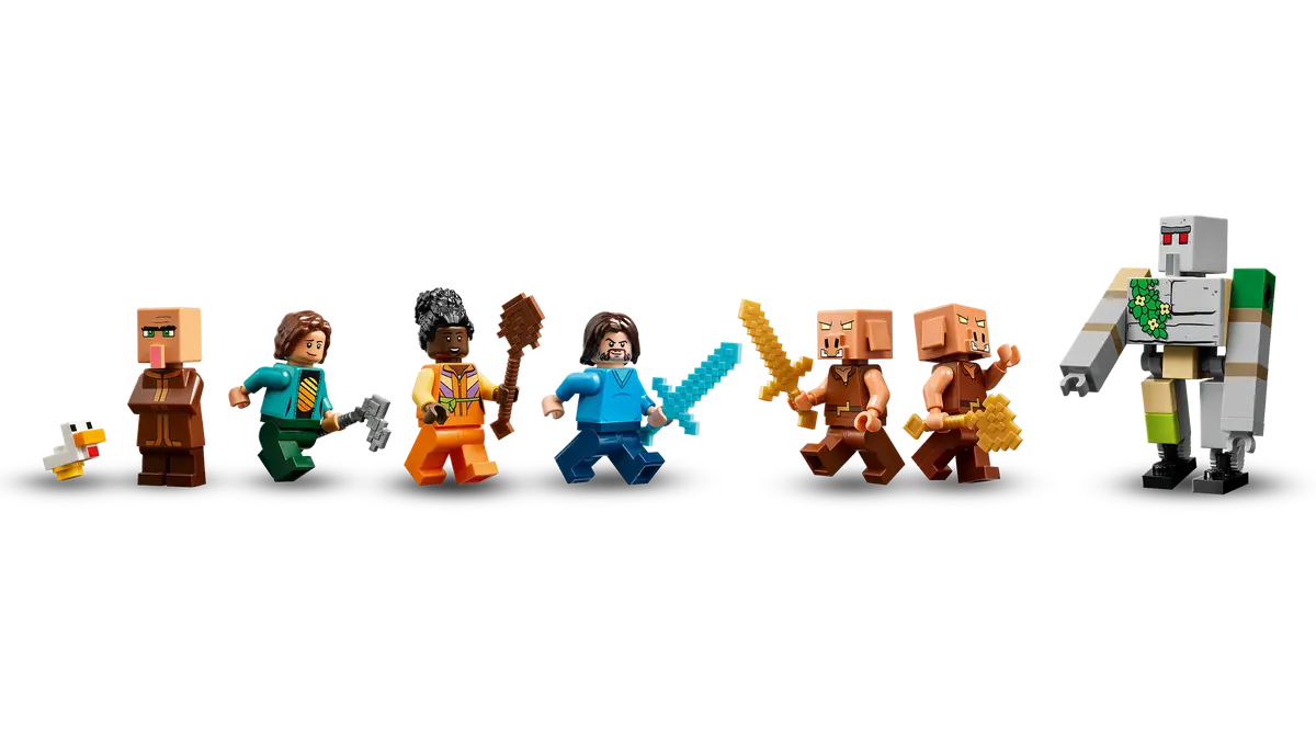 Lego Minecraft The Ghast Balloon Village Attack 21273