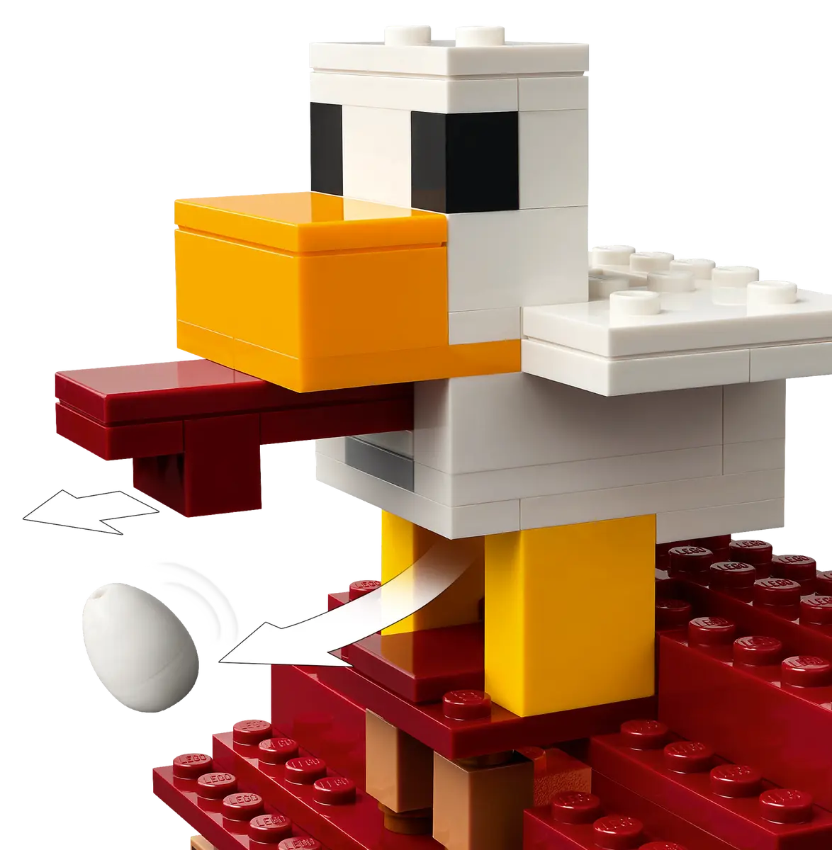 Lego Minecraft The Ghast Balloon Village Attack 21273