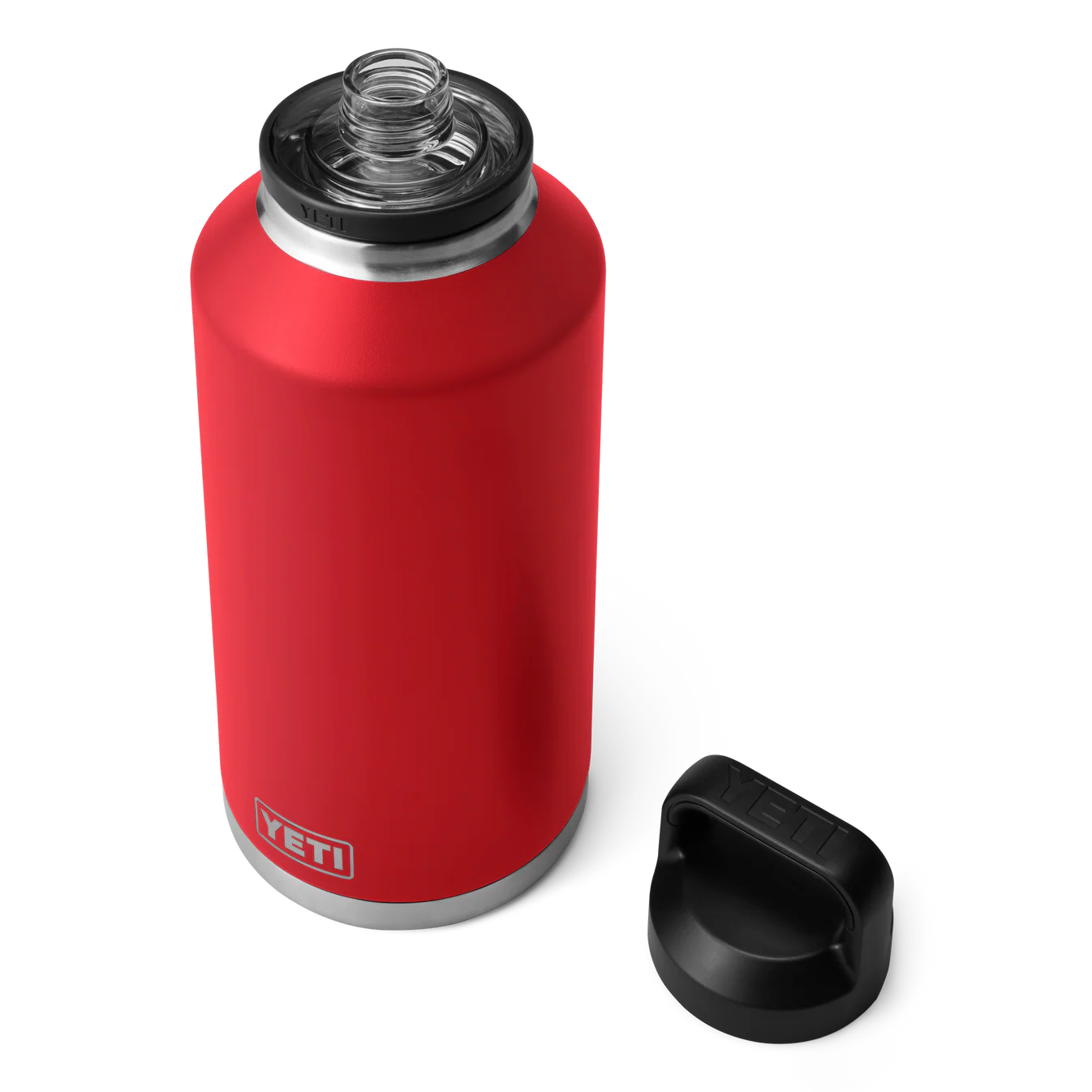 YETI Rambler 64 oz (1.9 l) Bottle with Chug Cap - Rescue Red