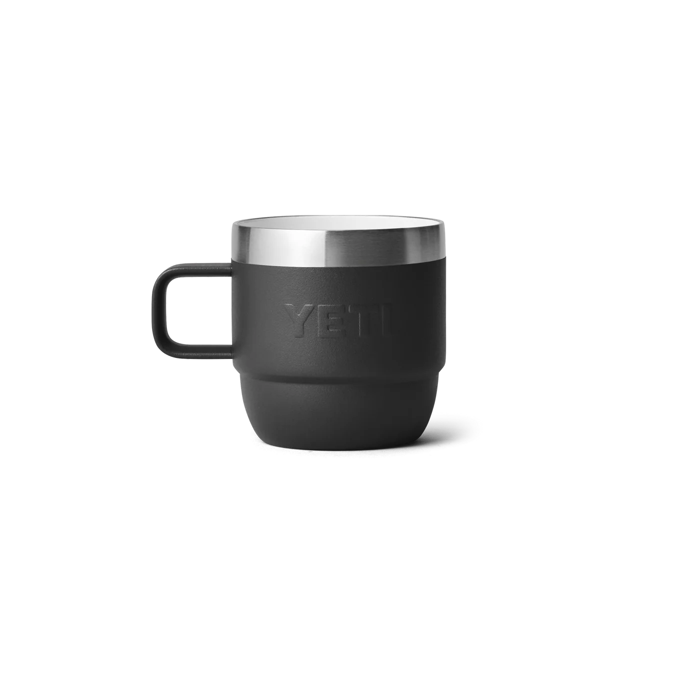 YETI Rambler 6oz (177ml) Stackable Mugs with DuraSip Ceramic Lining 2-Pack - Black