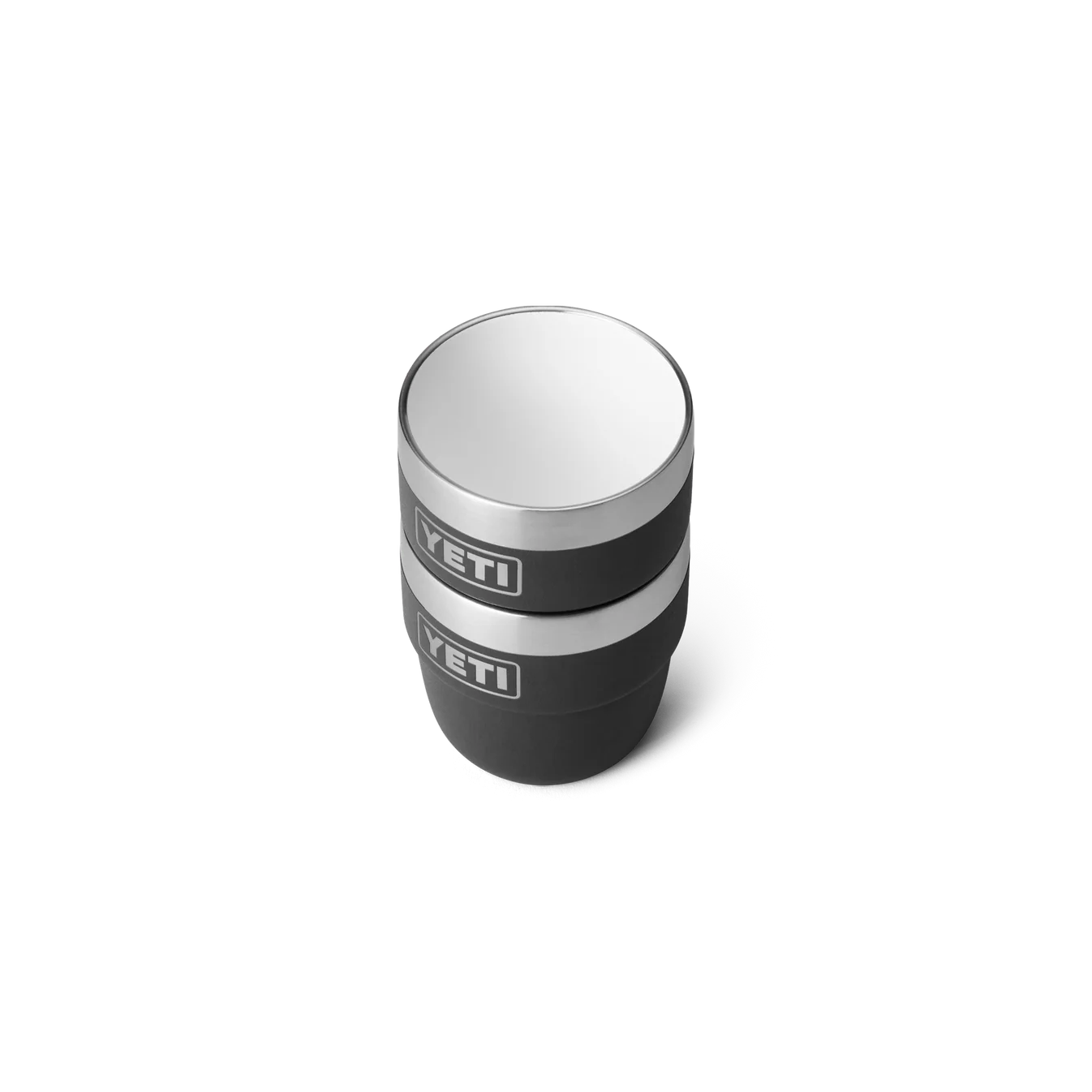 YETI Rambler 4oz (118ml) Stackable Cups with DuraSip Ceramic Lining 2-Pack - Black