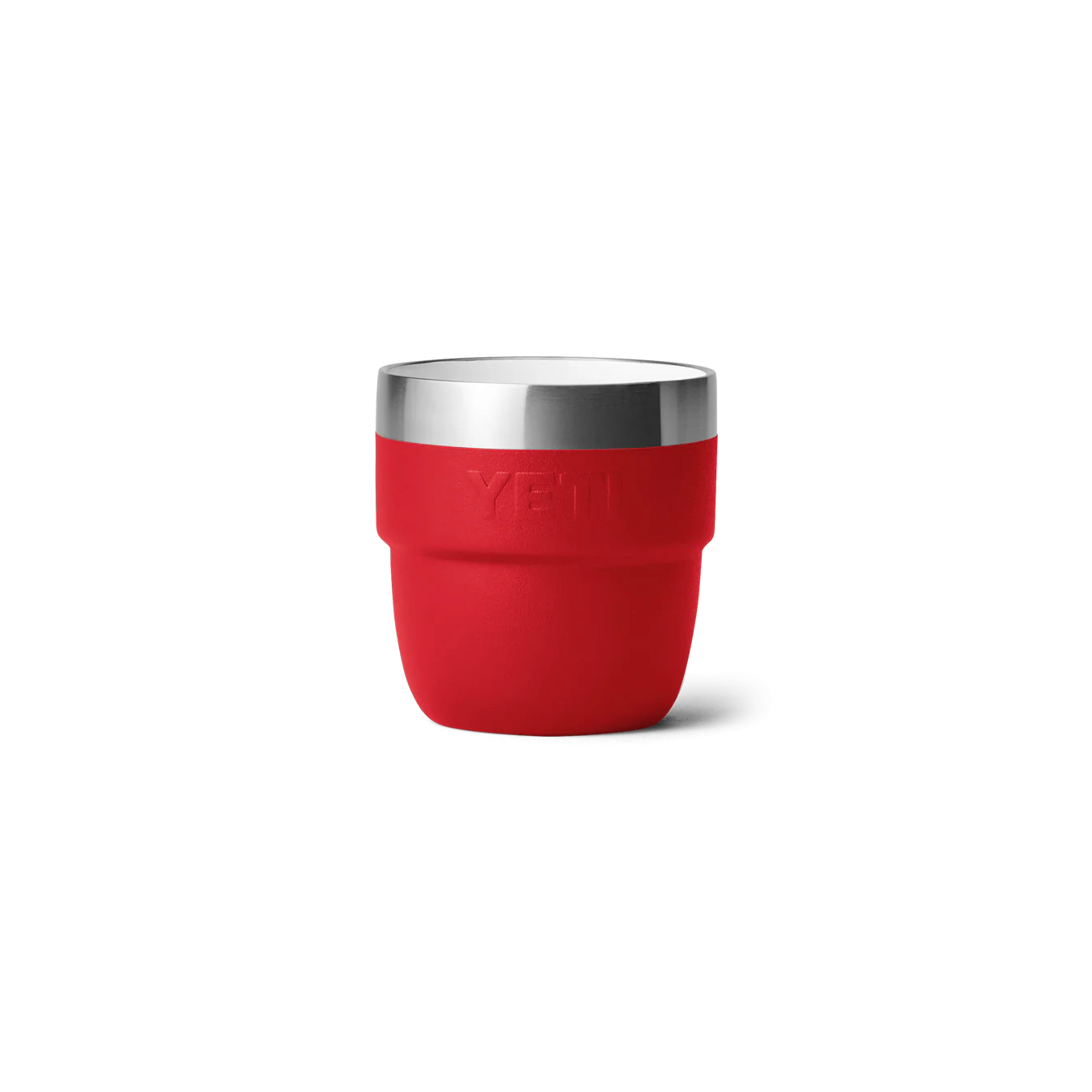 YETI Rambler 4oz (118ml) Stackable Cups with DuraSip Ceramic Lining 2-Pack - Rescue Red