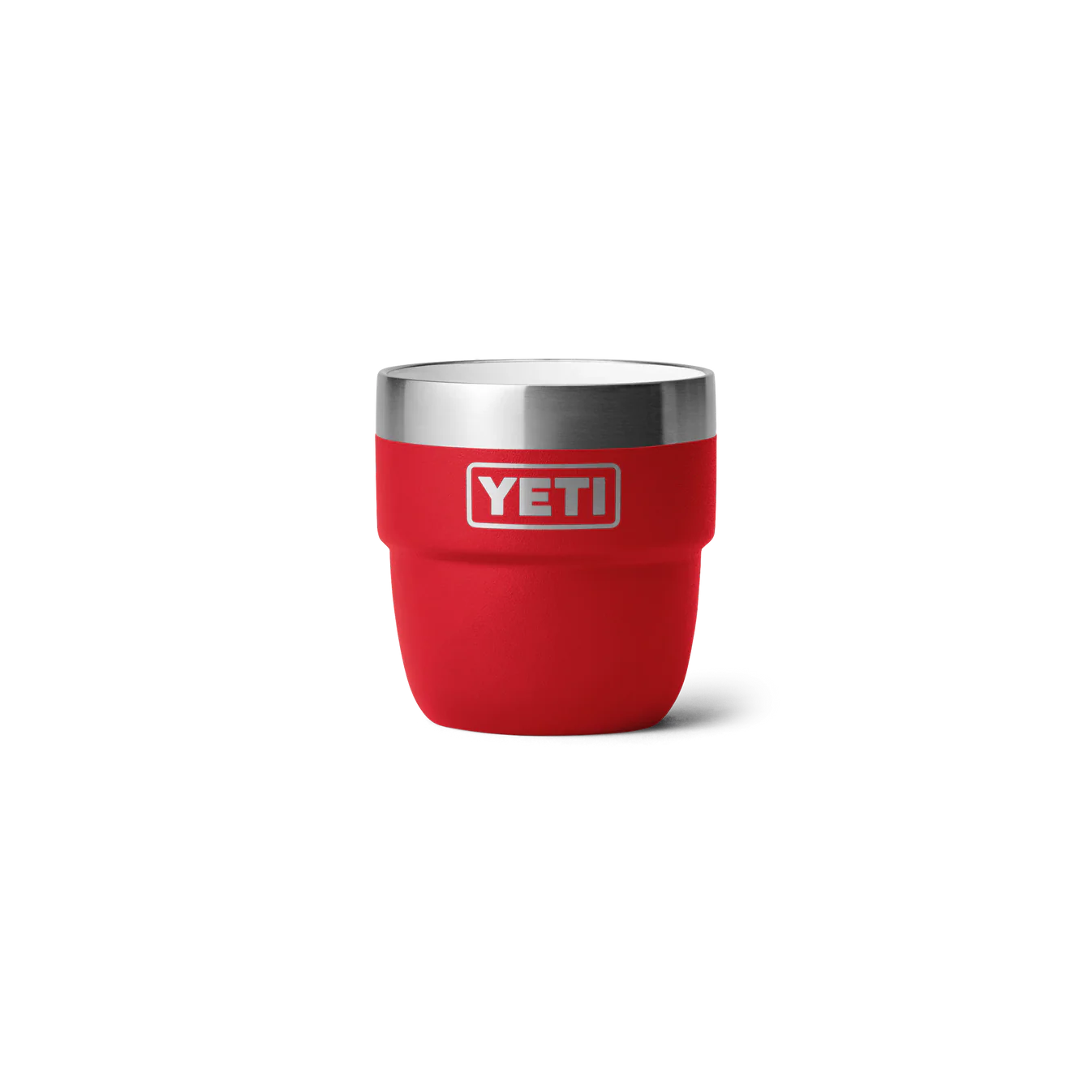 YETI Rambler 4oz (118ml) Stackable Cups with DuraSip Ceramic Lining 2-Pack - Rescue Red