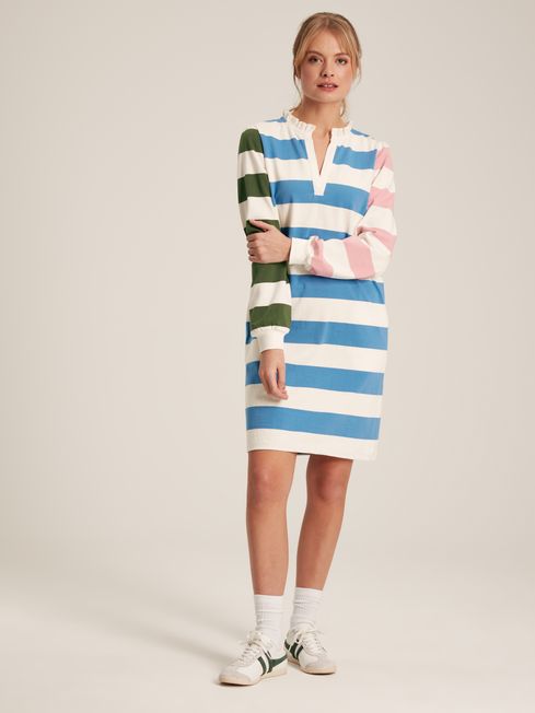 Joules Sophia Cotton Rugby Shirt Dress