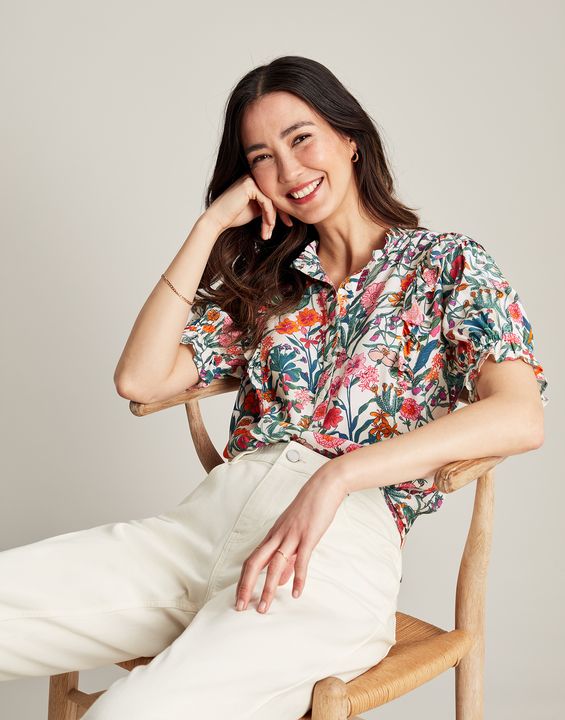 Joules Arlie Frill Blouse