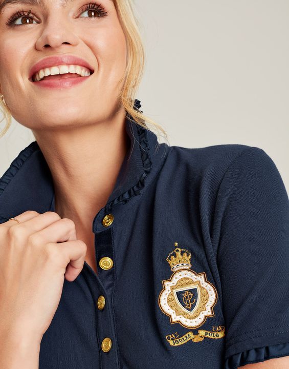Joules Rylie Frill Polo Shirt