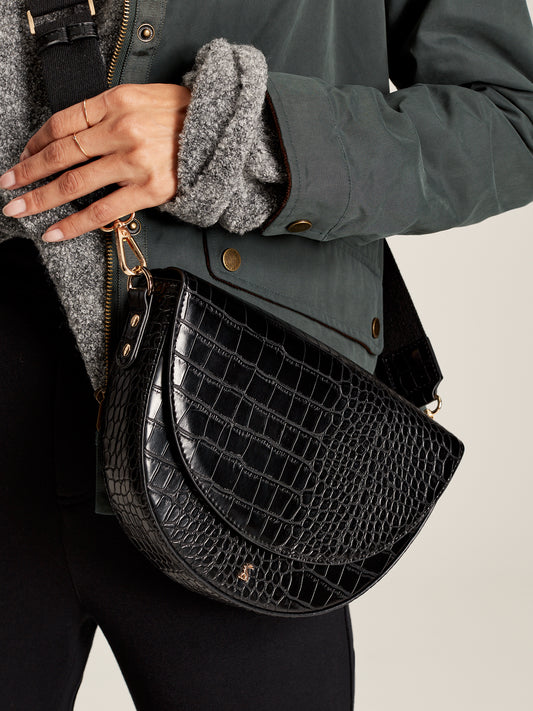 Joules Clara Half Moon PU Bag