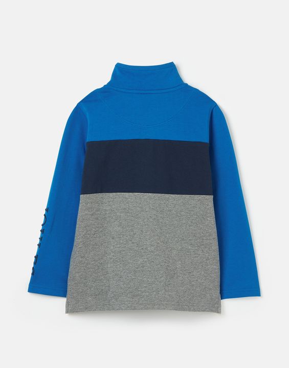 Joules Dale 1/4 Zip Colourblock Sweatshirt