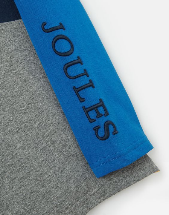 Joules Dale 1/4 Zip Colourblock Sweatshirt