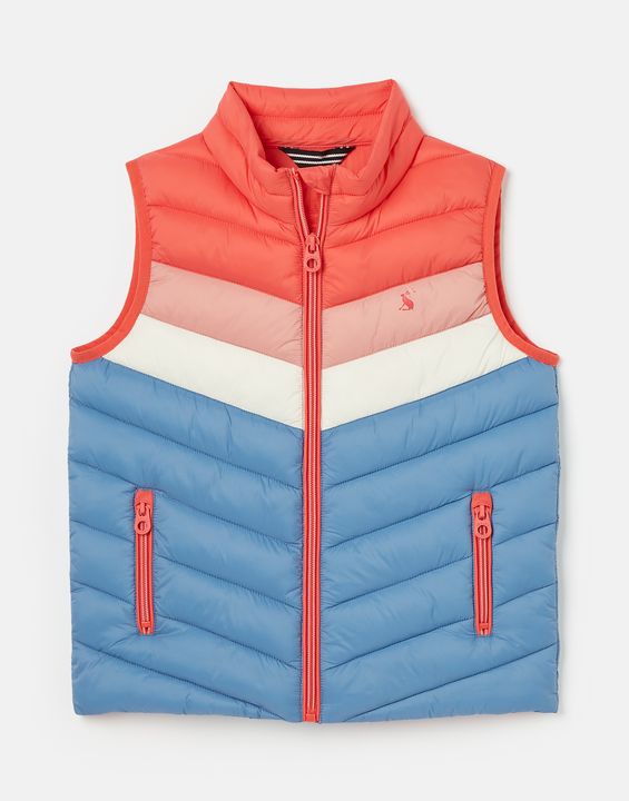 Joules Girls Croft Showerproof Padded Packable Gilet