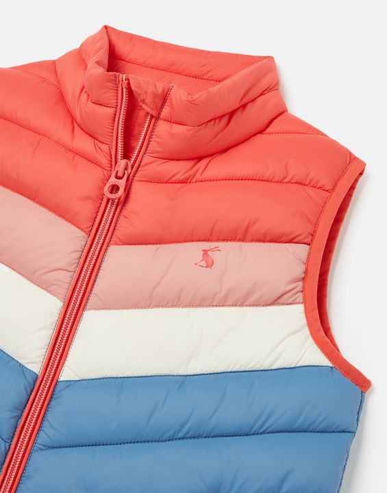 Joules Girls Croft Showerproof Padded Packable Gilet