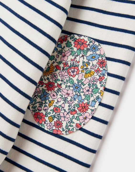 Joules Girls Saunton Zip-Neck Sweatshirt