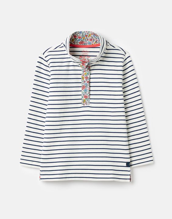 Joules Girls Saunton 1/4 Zip Sweatshirt