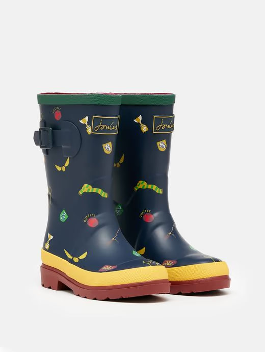 Joules Junior Spellbinding Print Wellies
