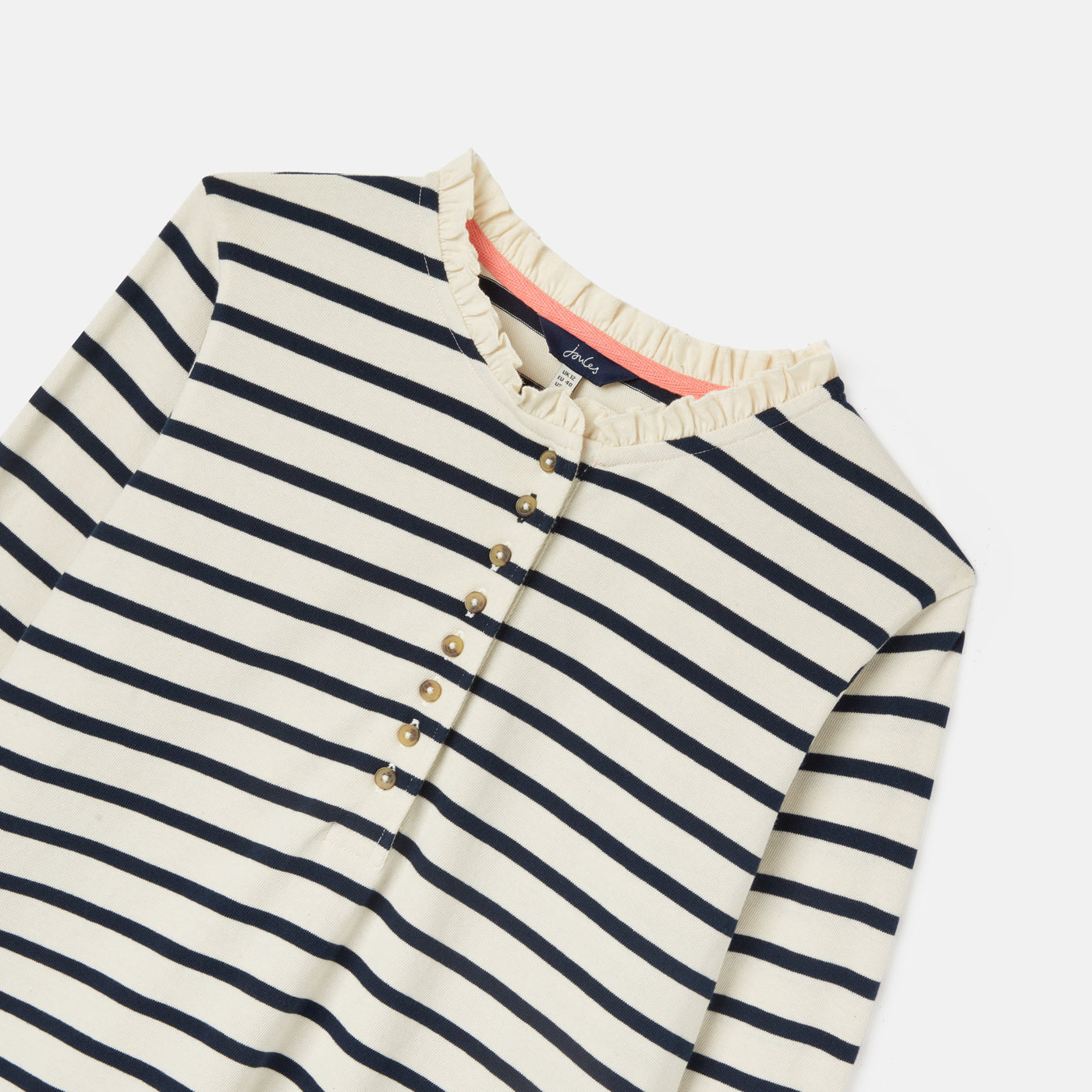 Joules Maeve Long Sleeve Buttoned Top