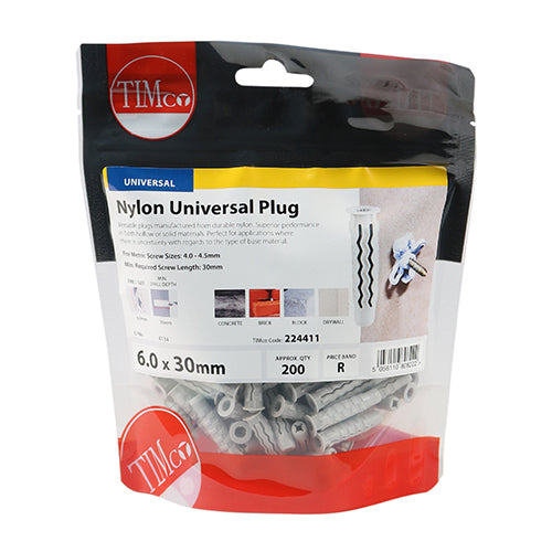 Timco Nylon Universal Plugs