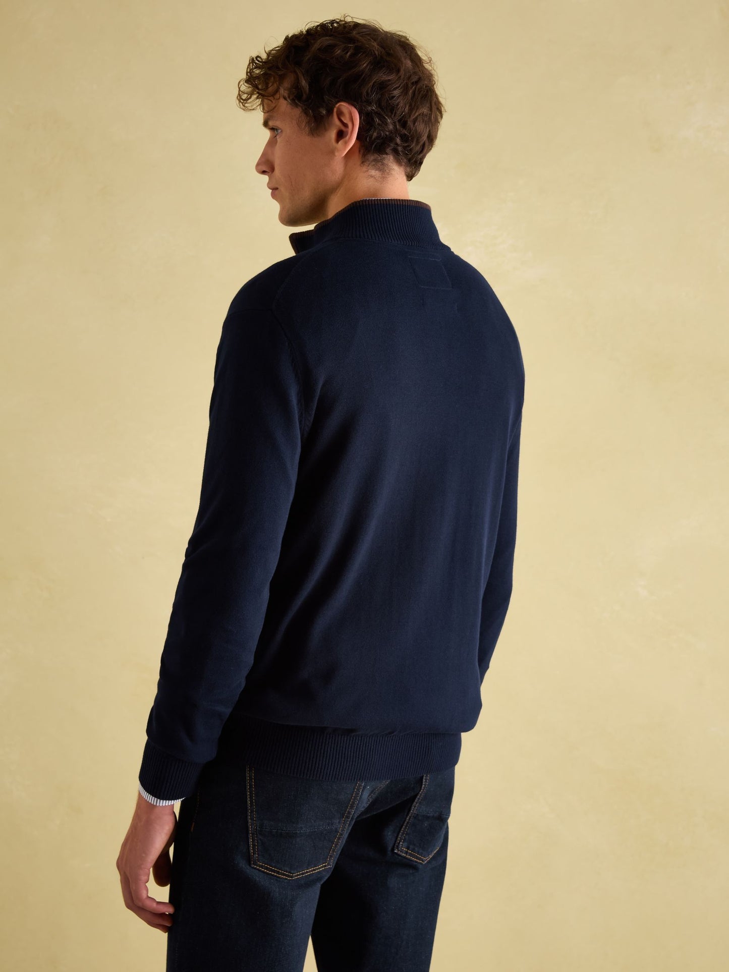 Joules Hillside Quarter Zip Funnel Neck Jumper