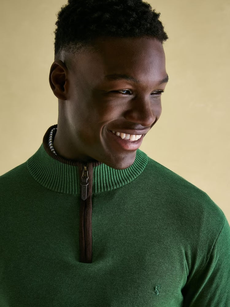 Joules Hillside Quarter Zip Funnel Neck Jumper