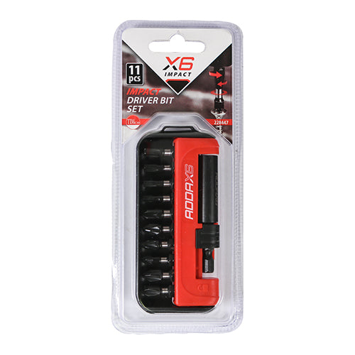 Addax Impact Driver Bit Set 11 PCE