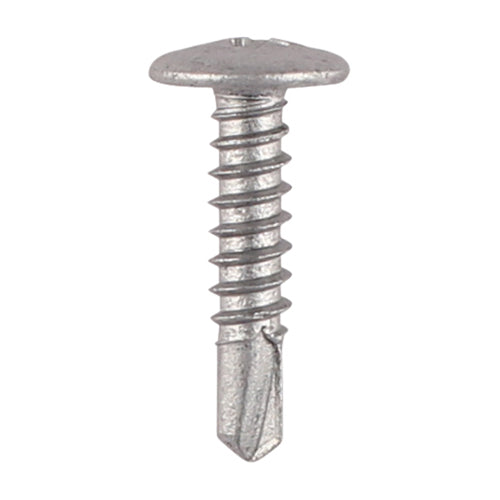 Metal Framing Screws - PH - Low Profile Wafer - Exterior - Silver 4.8x22